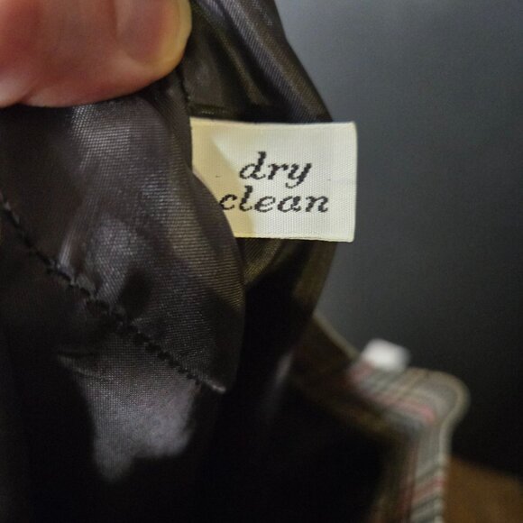 Pendleton Vintage Womens 24 Plaid Wool Trousers Pleated Academia Twee Nerd - Picture 7 of 9